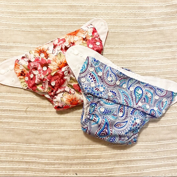 Set of 2 AlvaBaby Pocket Diapers - Picture 1 of 3